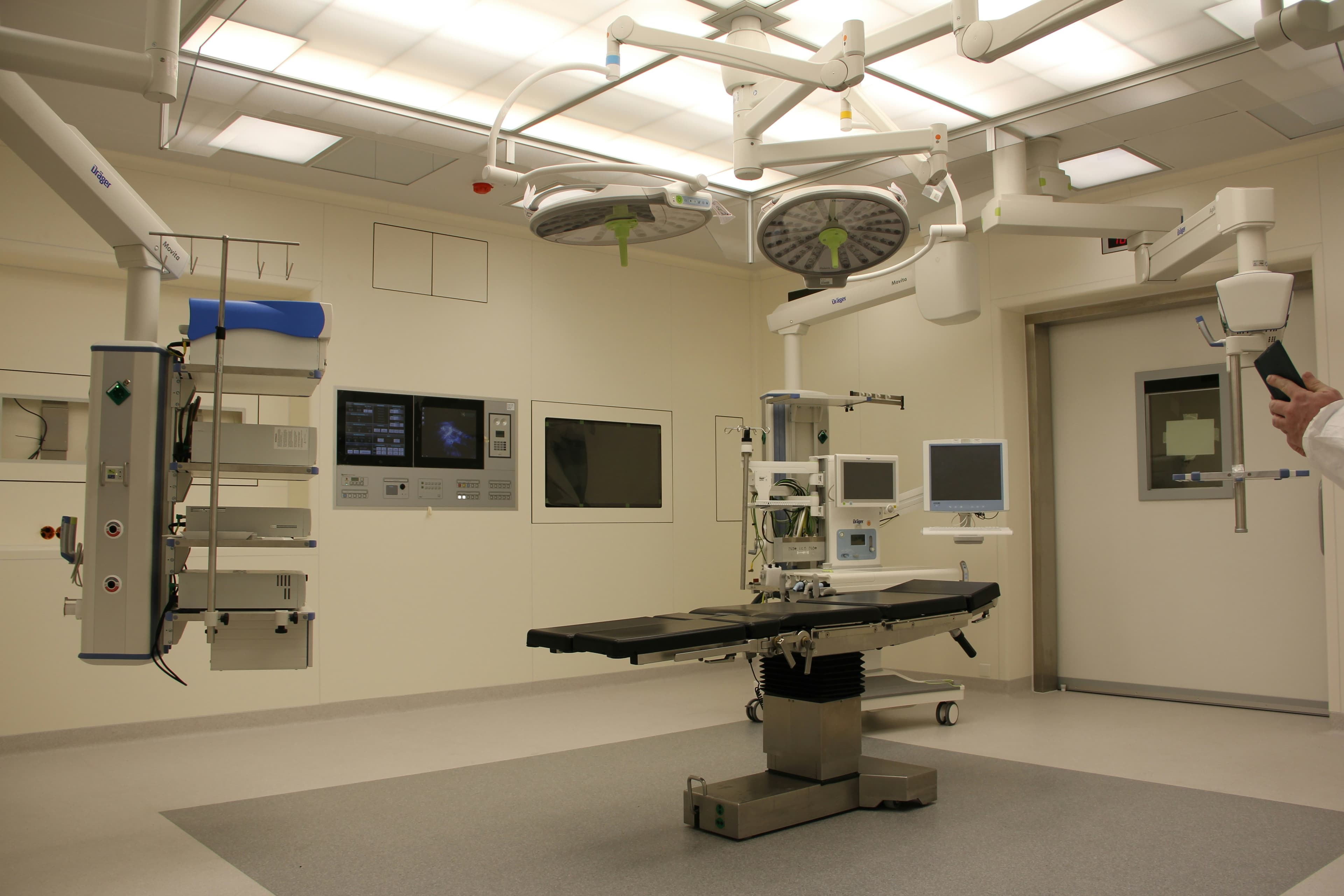 stock image of doctors operating room